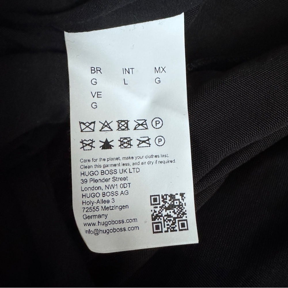 NWT Hugo Boss Etalicy Midi Dress Chic Preppy Business Career Formal Black Sz L - Picture 13 of 16